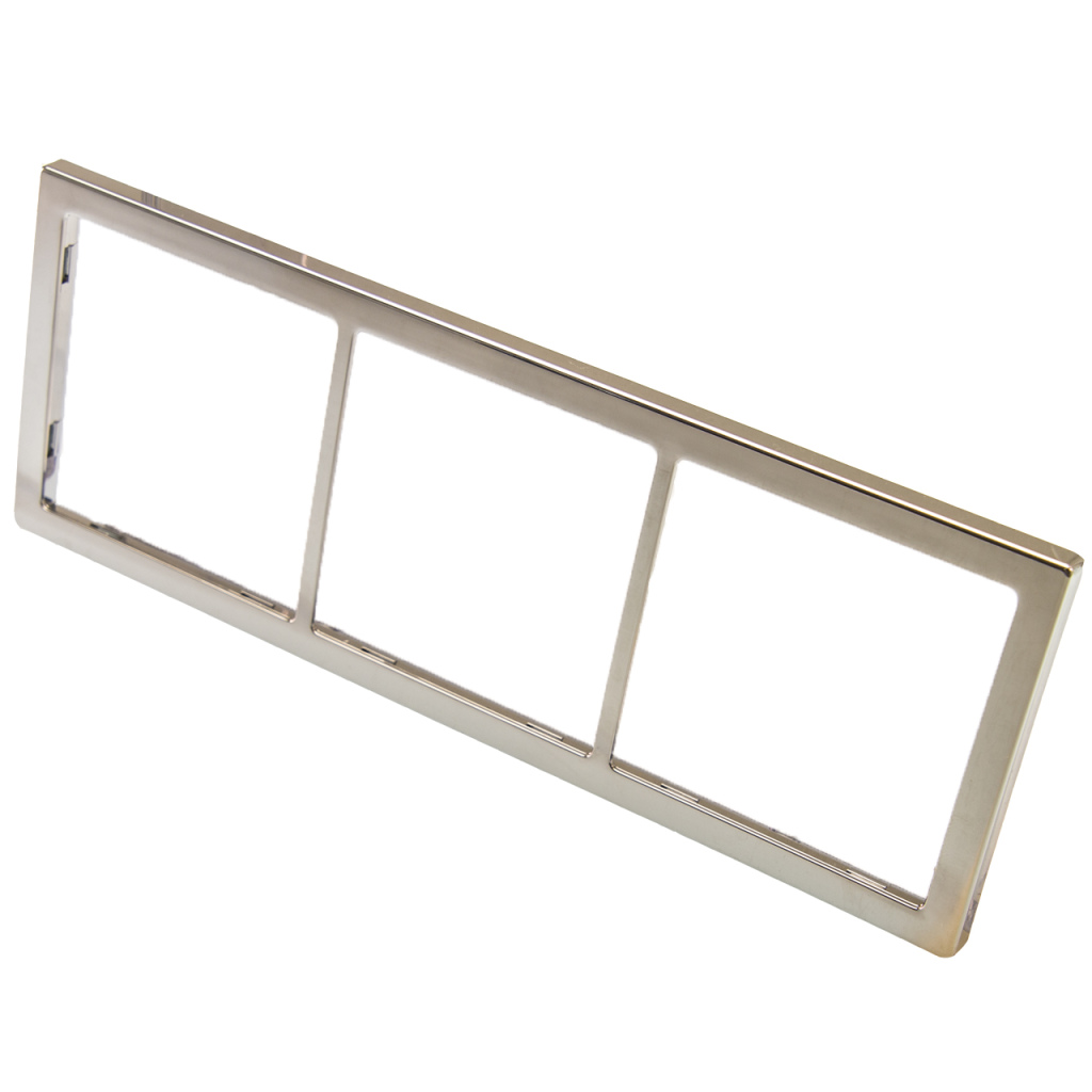 BBAtechniek - Afdekraam 3-vak hoogglans zilver S20.000 (1x)