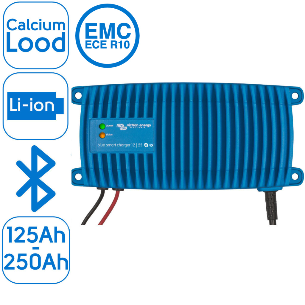 BBAtechniek - Victron Blue Smart IP67 acculader 12/25 (1x)