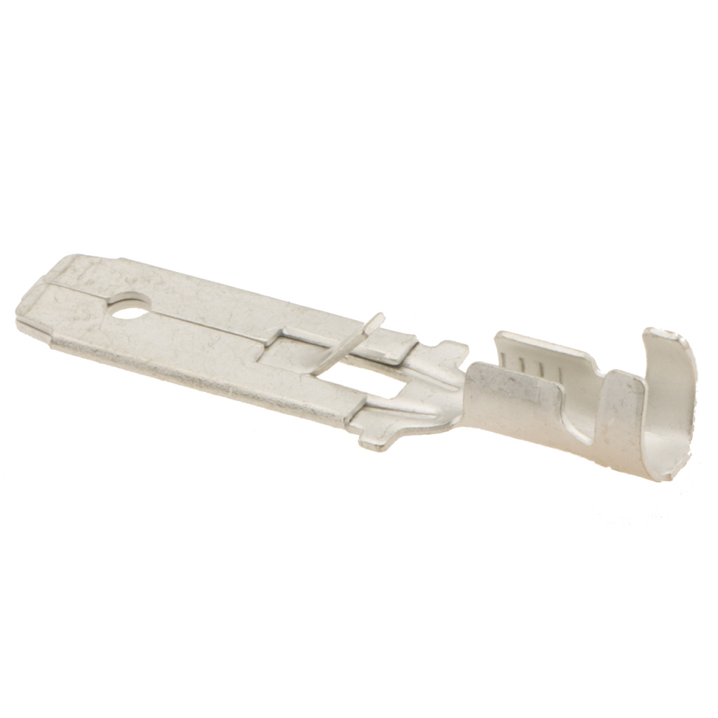 BBAtechniek - Vlaksteker vertind 6.3 1.5-2.5mm² (100x)