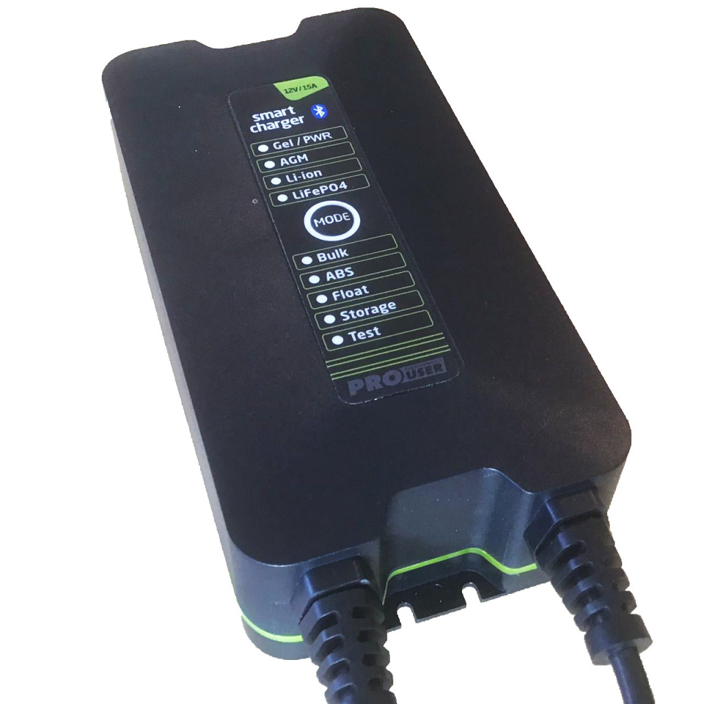 BBAtechniek - 12V 15Ah Pro-User intelligente acculader IBC15(1x)