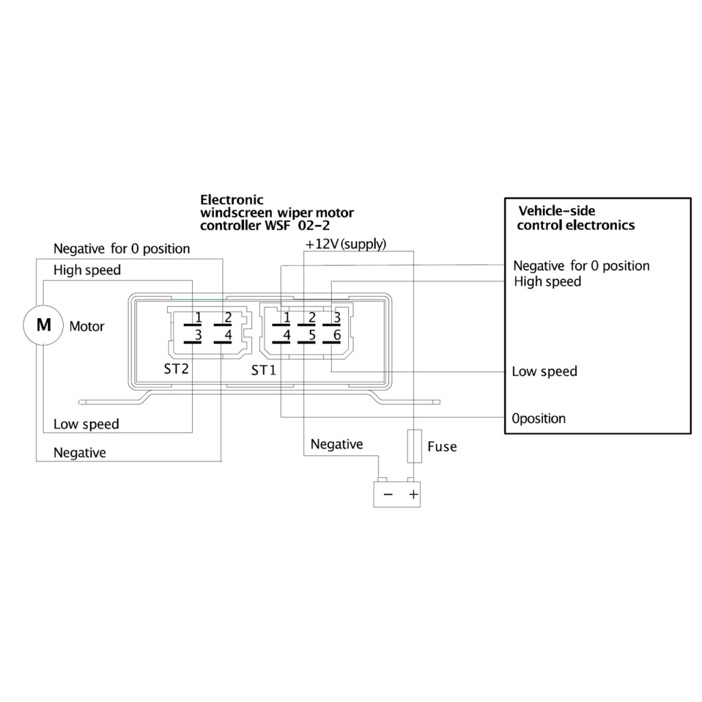 BBAtechniek - Schaudt WSF 02-2 ruitenwisser relais (1x)