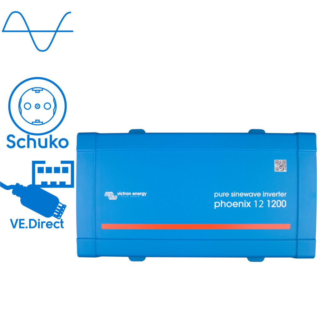 BBAtechniek - Victron Phoenix VE.Direct omvormer 12/1200(1x)