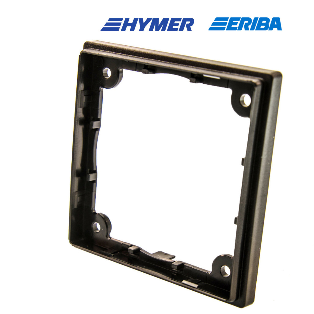 BBAtechniek - Afstandsraam 1-vak laag zwart S20.000 (1x)