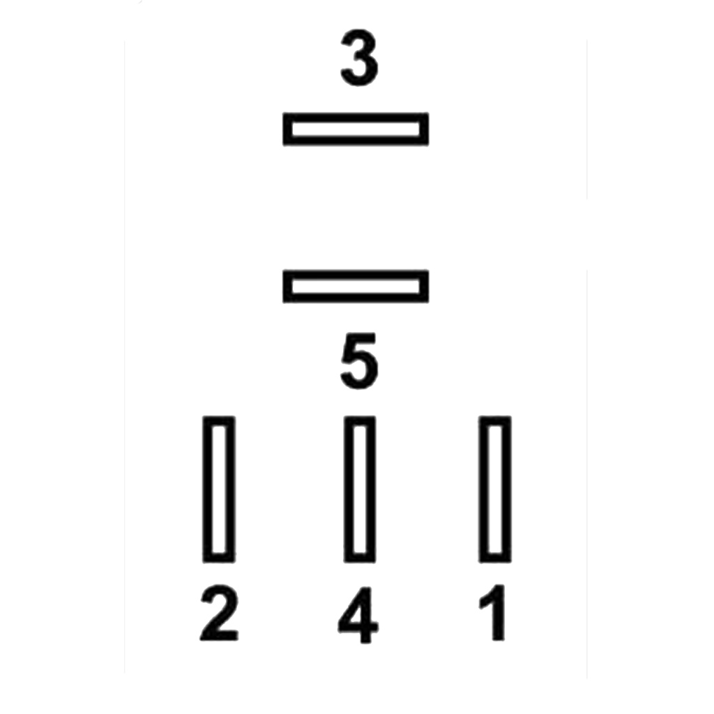 BBAtechniek - 12V 40/30A 5-polig mini relais (10x)