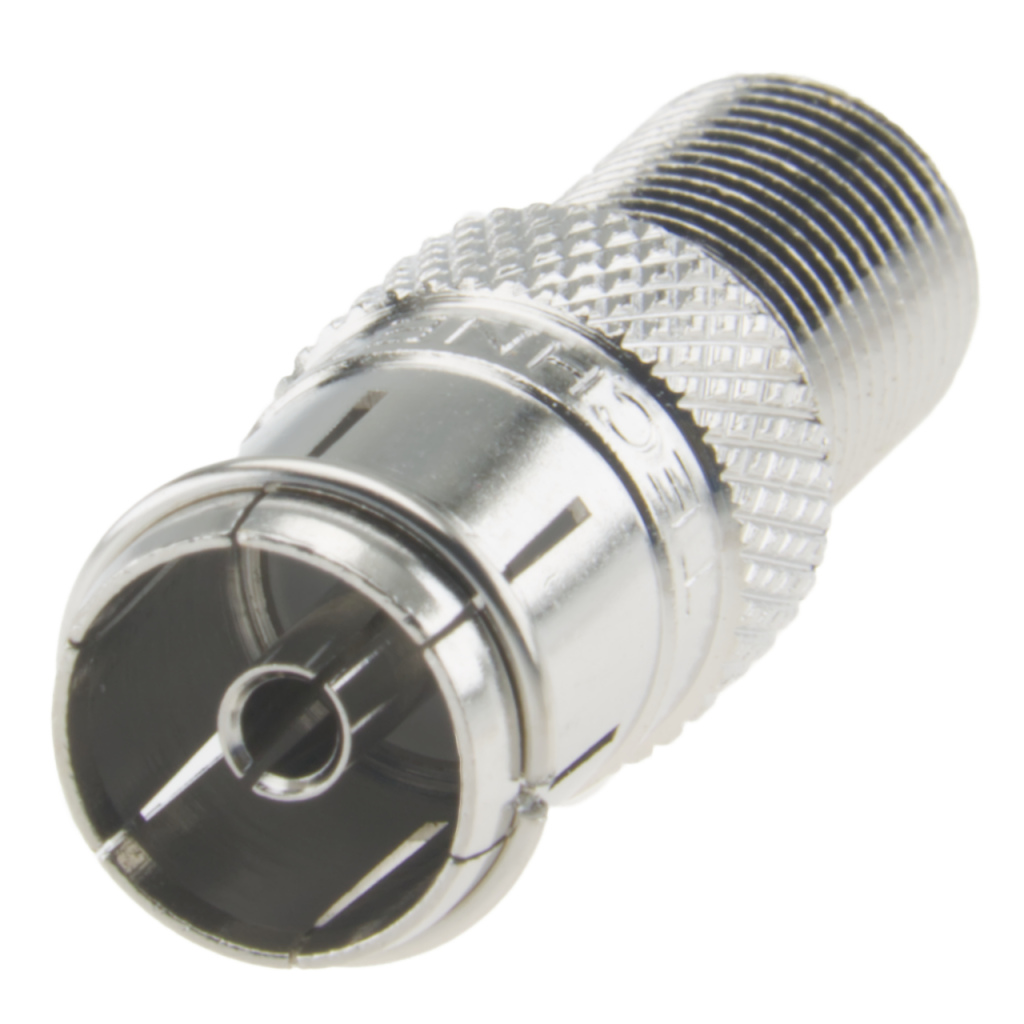 BBAtechniek - BBA F-connector female - IEC female adapter (1x)