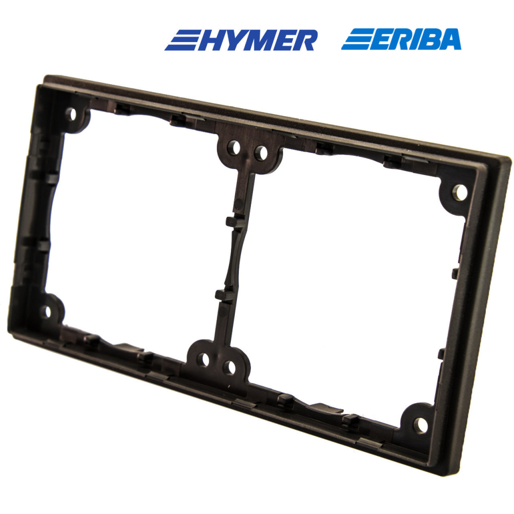 BBAtechniek - Afstandsraam 2-vak laag leigrijs S20.000 (1x)