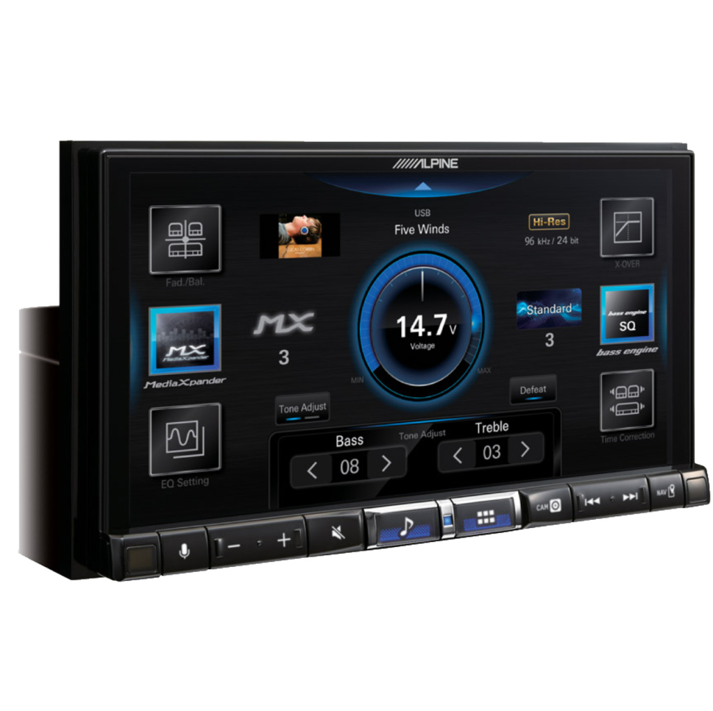 BBAtechniek - 7” iLX-705D Alpine style navigatie 2DIN (1x)