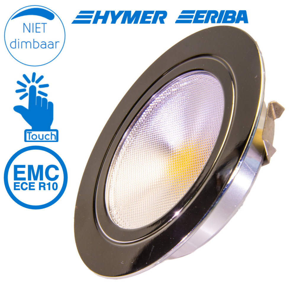 BBAtechniek - Tondo LED inbouwspot 12V 3W Ø65mm 3200K (1x)