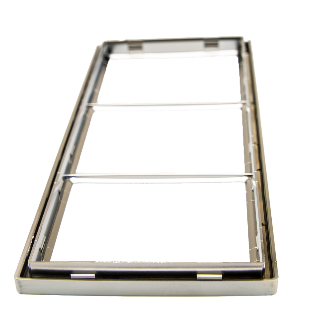 BBAtechniek - Afdekraam 3-vak mat zilver S20.000 (1x)