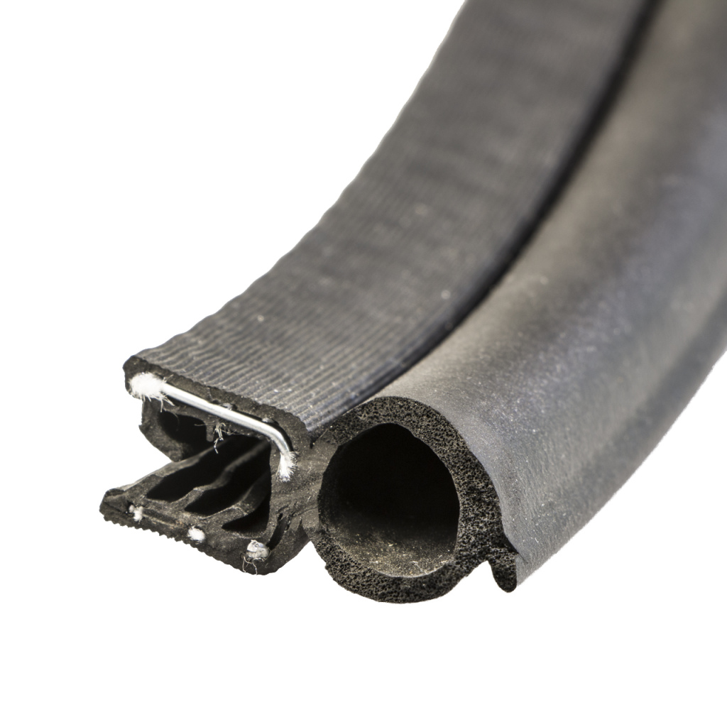 BBAtechniek - Klemprofiel met sponsrubber bovenkant 2-5mm (5m)