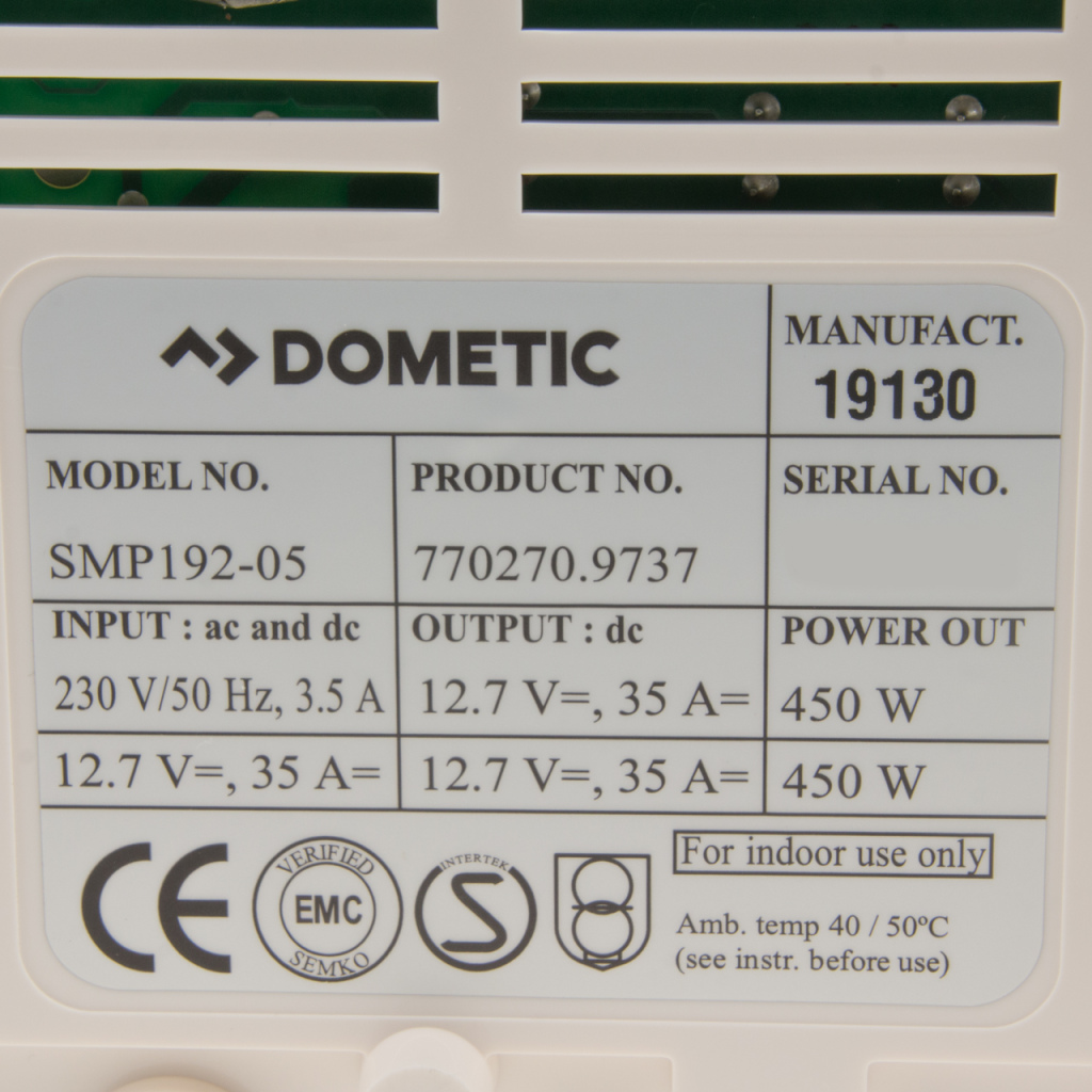 BBAtechniek - Dometic SMP 192-05 omvormer 450W (1x)