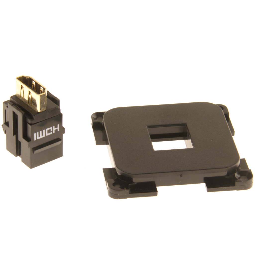 BBAtechniek - S 30.000 HDMI High Speed contact zwart (1x)