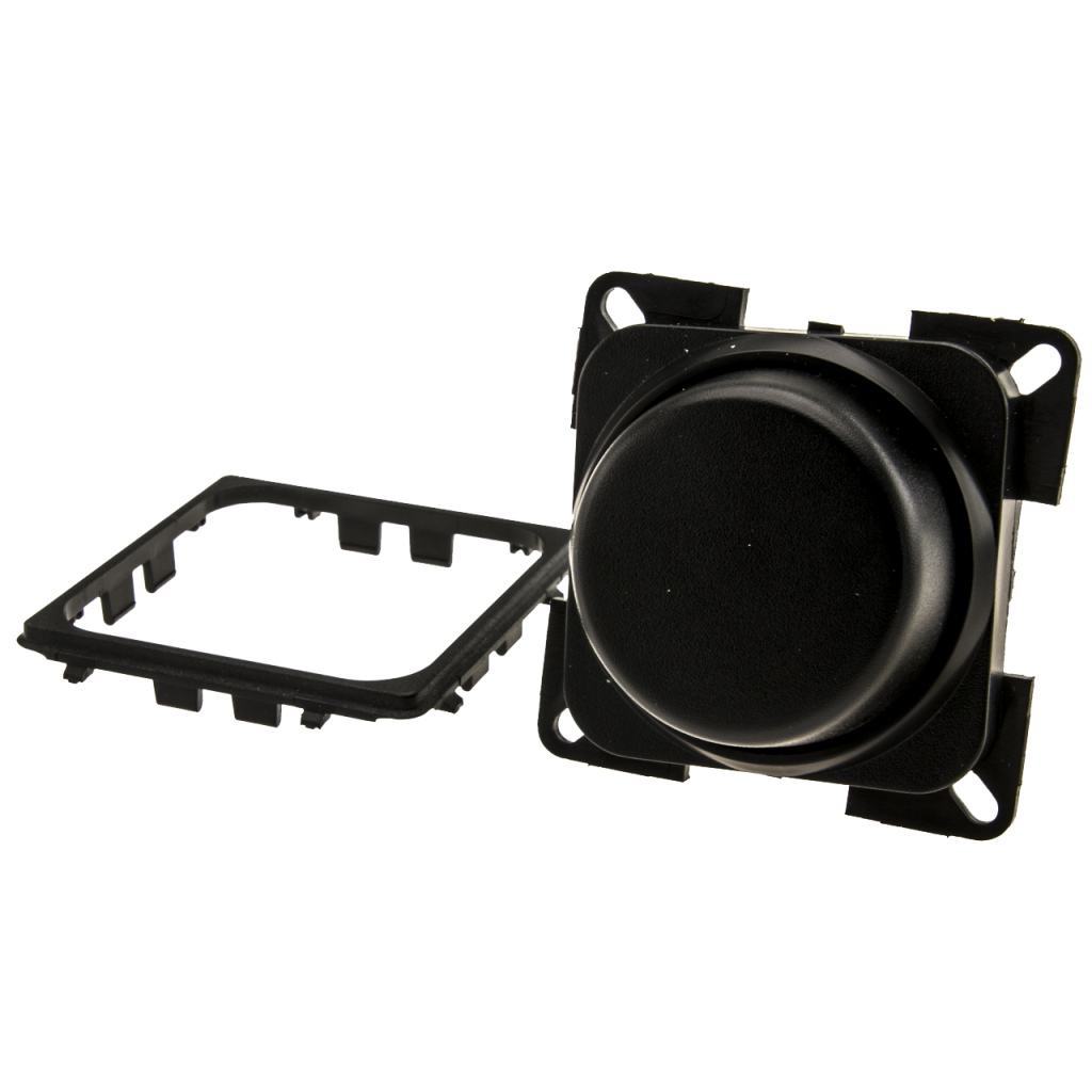 BBAtechniek - S20.000 12V LED dimmer incl. opvulrand zwart (1x) 