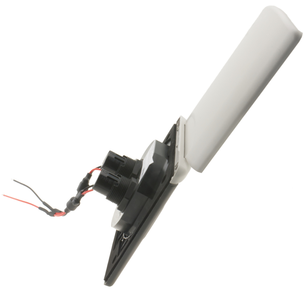 BBAtechniek - USB-A 3.6A 5V 2x en USB-C 2x licht grijs (1x)