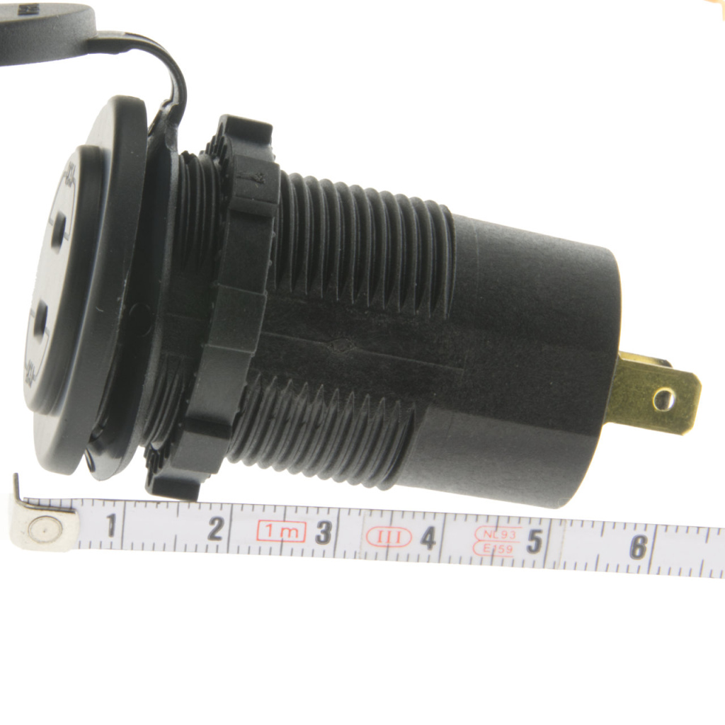 BBAtechniek - USB C-2x PD QC 5.0 LED inbouw (1x)