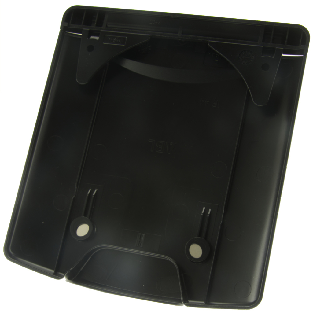 BBAtechniek - Losse klep 230V icoon zwart (1x)