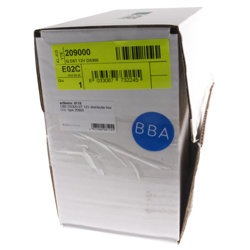 BBAtechniek - CBE DS300-ST 12V distributie box type 20900 (1x)
