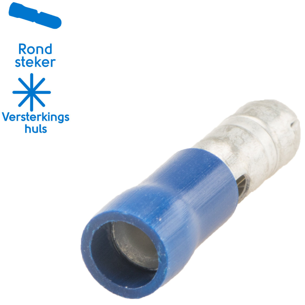 BBAtechniek - Rondsteker Ø5.0mm* blauw (50x)