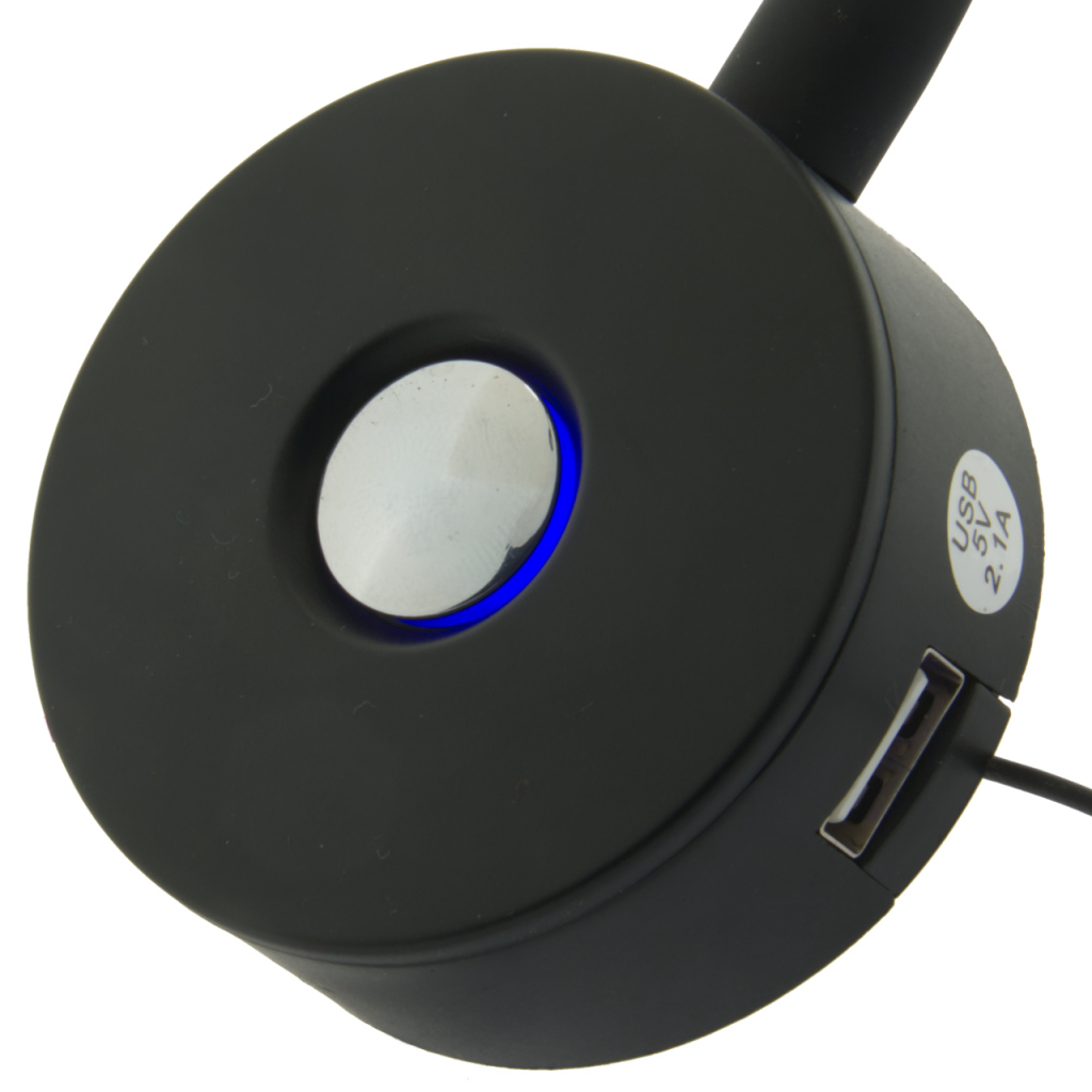 BBAtechniek - Cantanzaro flex LEDspot 12V 2W zwart met USB (1x)