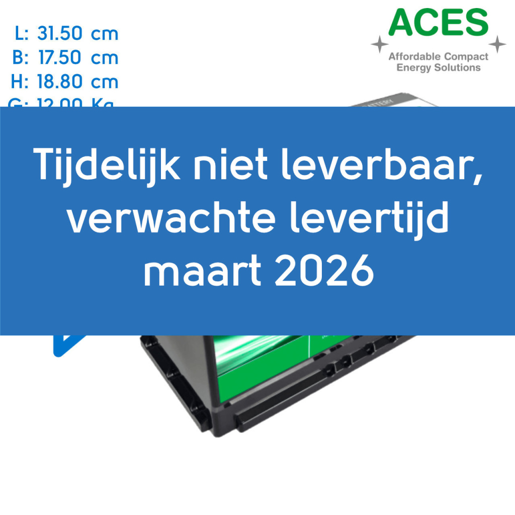 BBAtechniek - 12V 100Ah Aces Lithium accu zonder lader (1x)