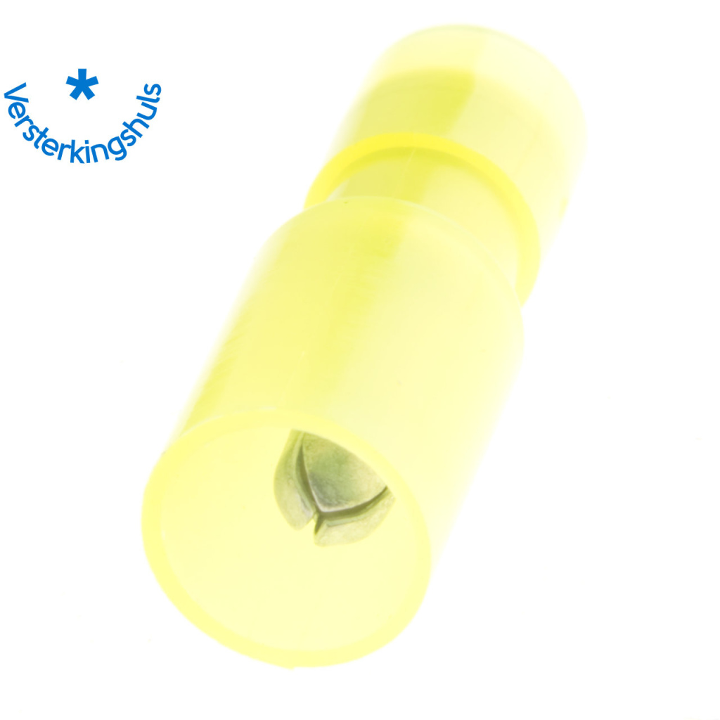 BBAtechniek - Rondstekerhuls Ø7.9mm* geel  2.5-6.0mm (50x)