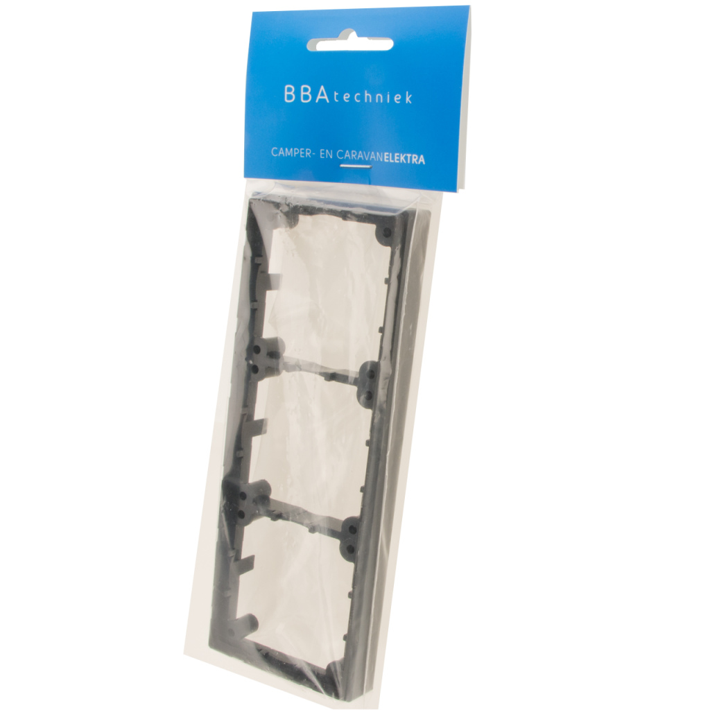 BBAtechniek - Afstandsraam 3-vak hoog leigrijs S20.000 (1x)