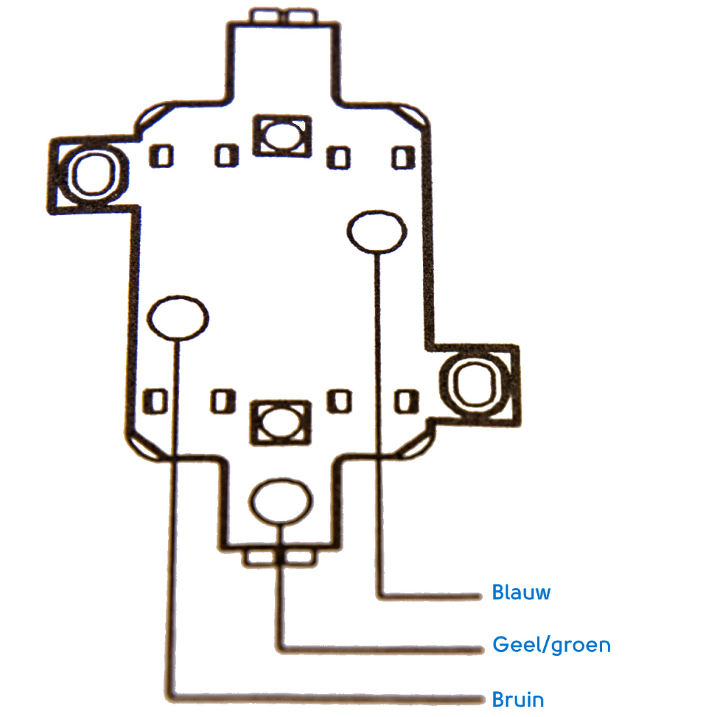 BBAtechniek - 230V dubbel stopcontact opbouw met randaarde (1x) 