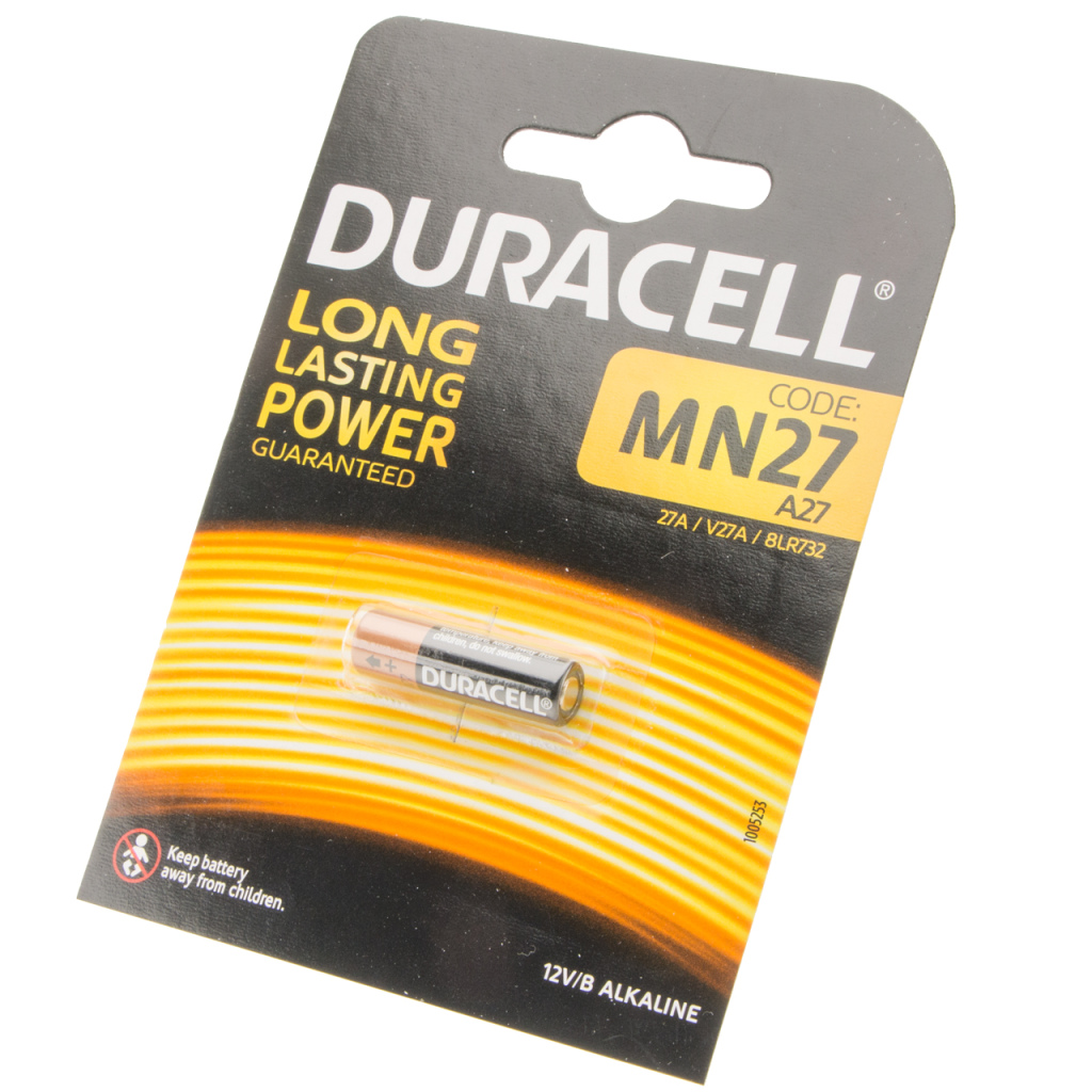 BBAtechniek - 12V MN27 Duracell Alkaline batterij (1x)