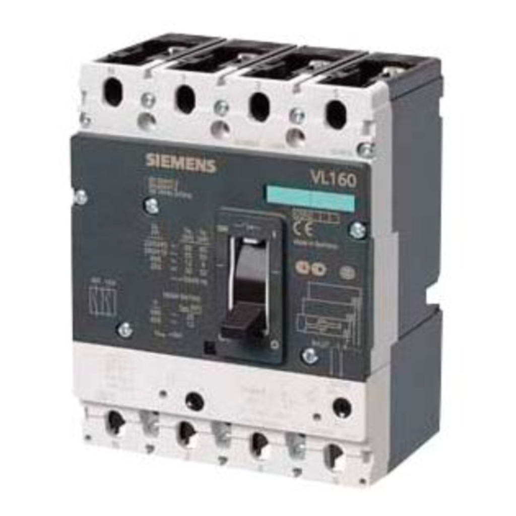 BBAtechniek - Circuit Breaker MCCB 3VL2 4P 100kA 415V 63A (1x)