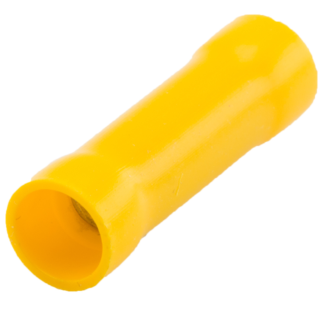 BBAtechniek - Doorverbinder Ø5.0mm* lang geel (50x)