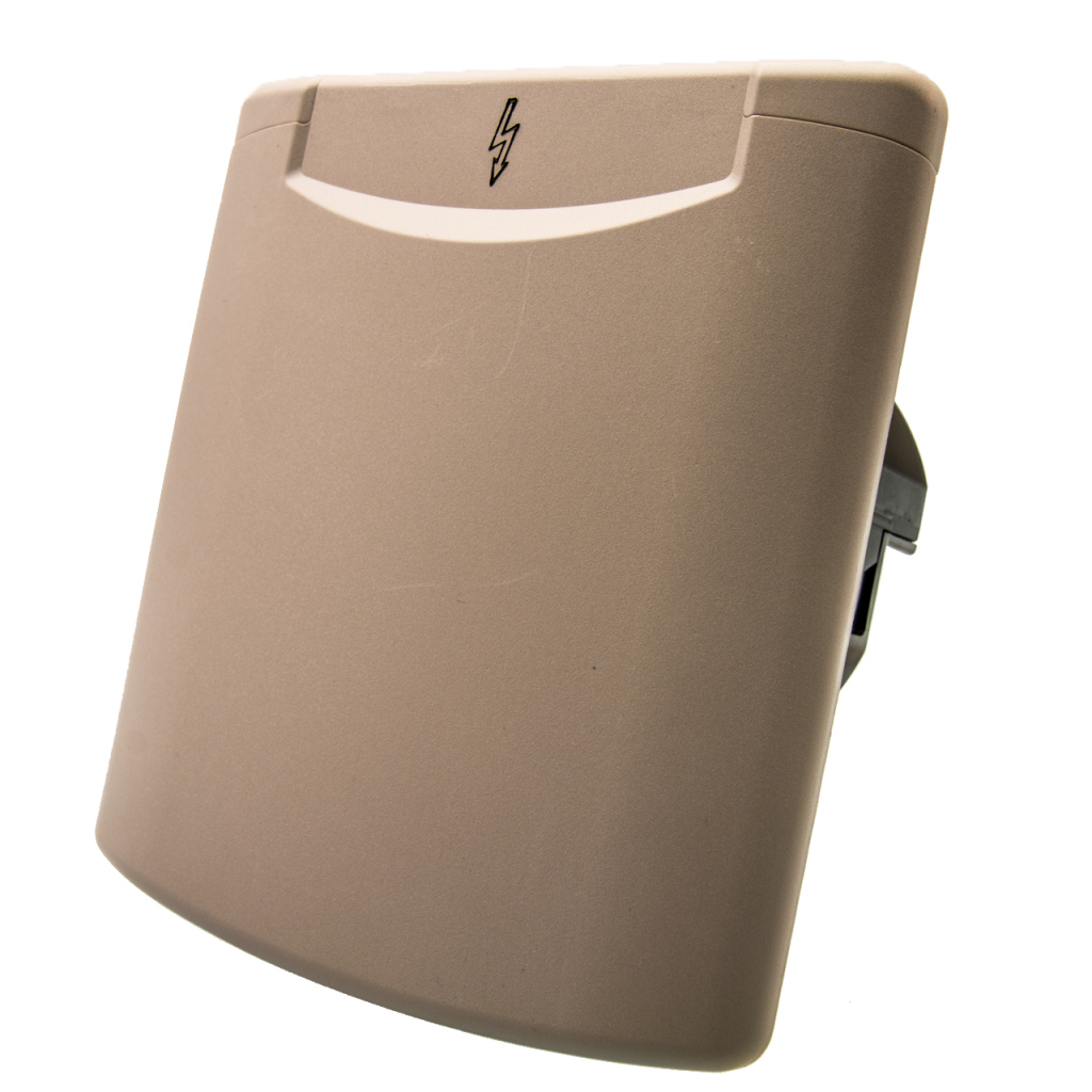 BBAtechniek - CEE 230V aansluiting licht grijs (1x)