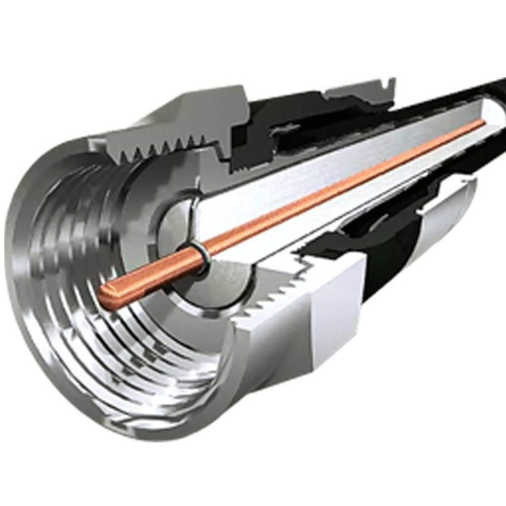 BBAtechniek - F-connector male BBA Coax EX6PEplus (10x) 