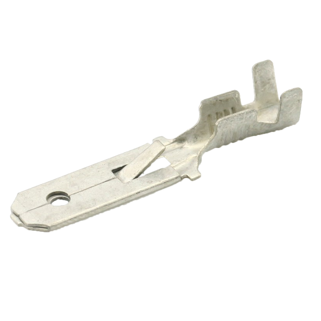 BBAtechniek - Vlaksteker vertind 6.3 1.5-2.5mm² (100x)