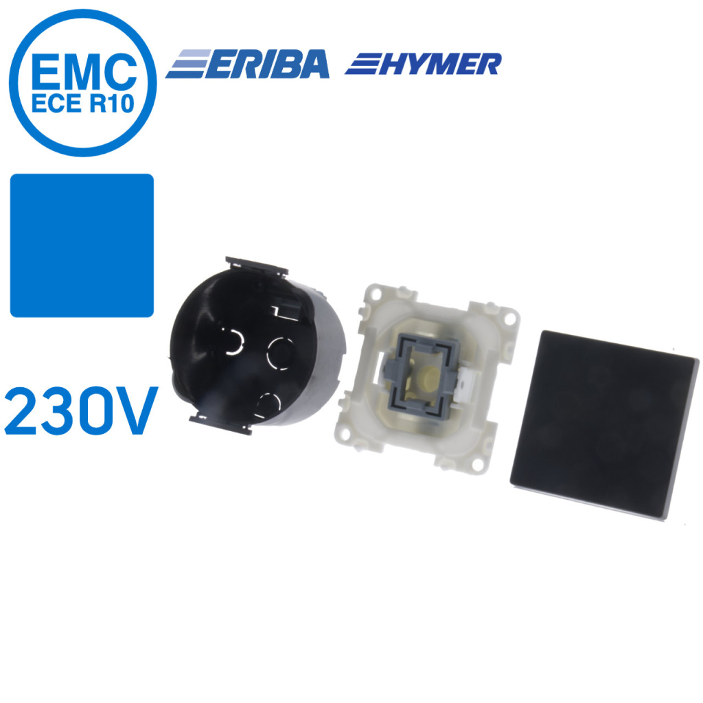 BBAtechniek - Drukvlakschakelaar enkel 230V 10A S20.000 (1x)