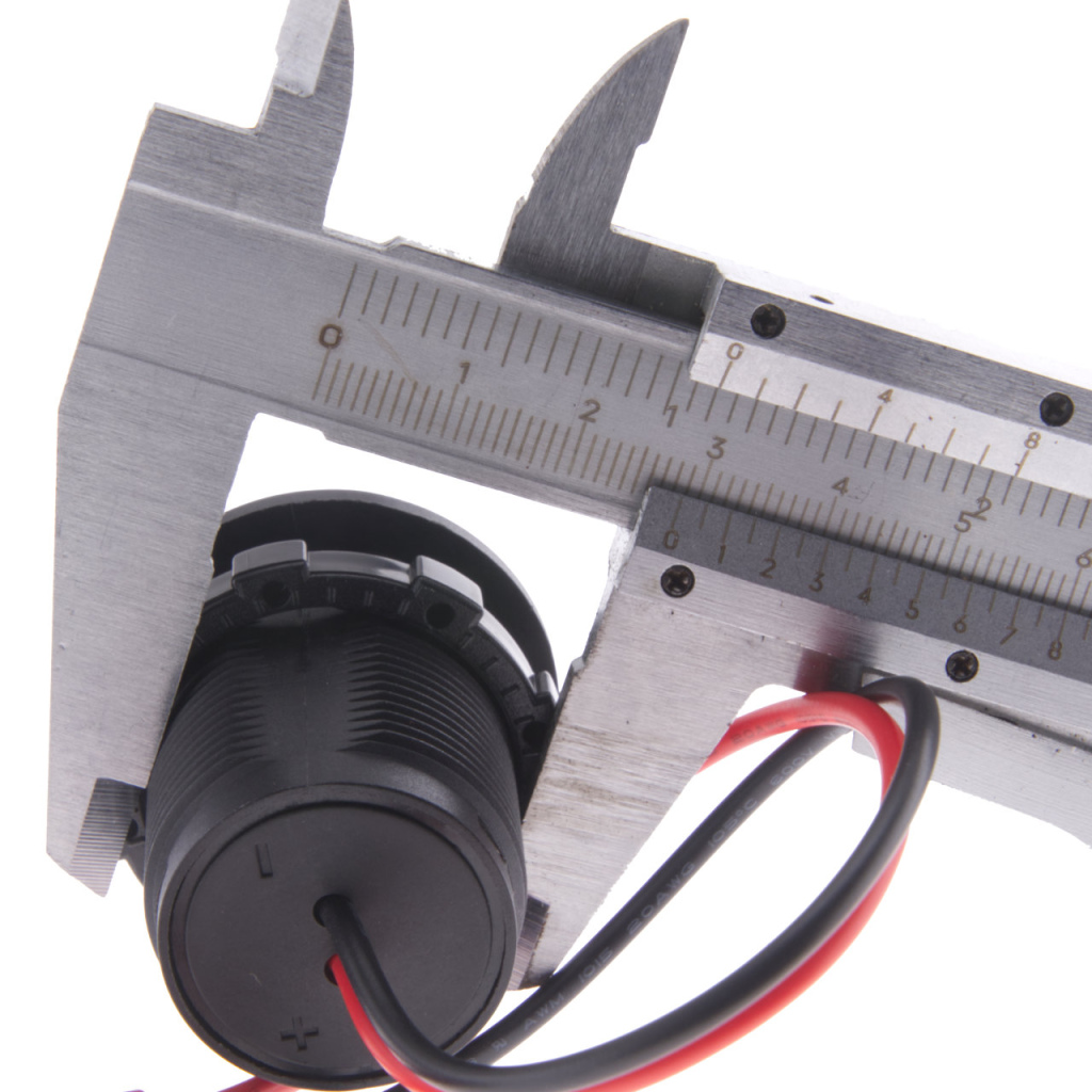 BBAtechniek - USB A-2x 5V 2x2.4A inbouw geen LED zwart (1x)