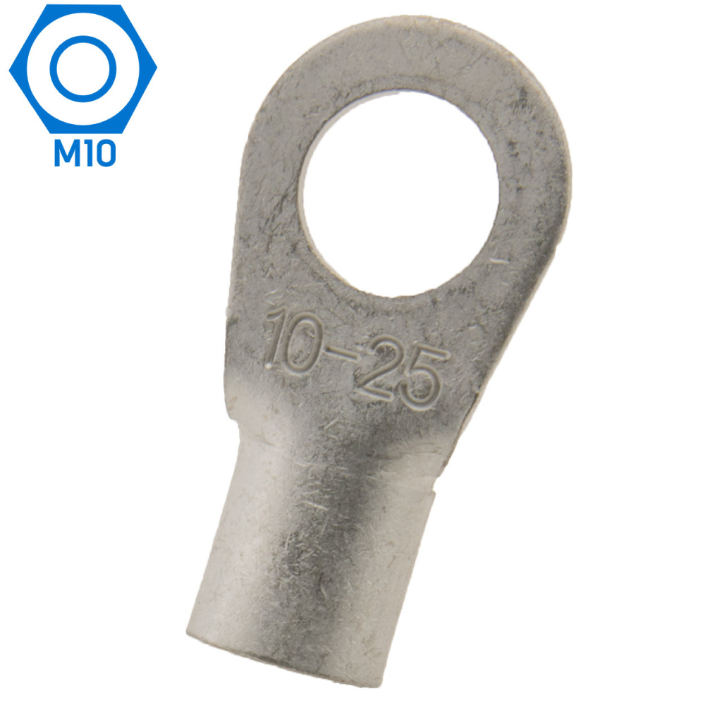 BBAtechniek - 25mm² M10 open kabeloog (25x)