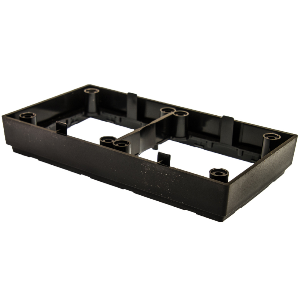 BBAtechniek - Afstandsraam 2-vak hoog zwart S20.000 (1x)