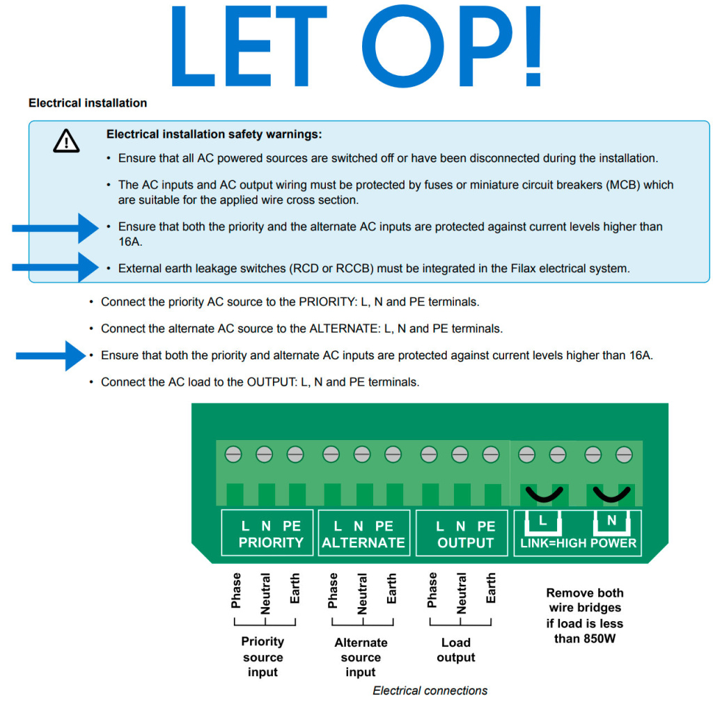 BBAtechniek - Victron Filax-2 omschakelautomaat 230V/50Hz (1x)