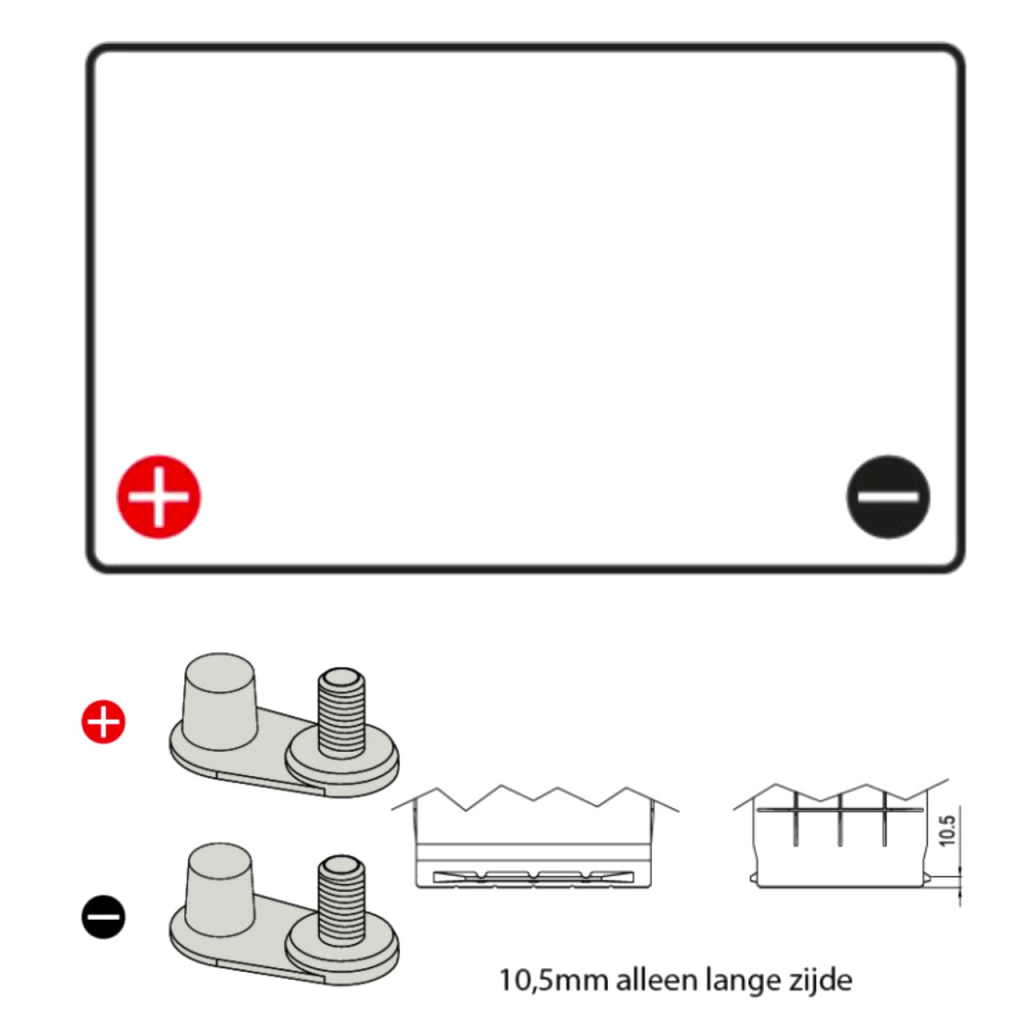 BBAtechniek - 12V 73Ah VMF Sportline semi-tractie accu (1x)