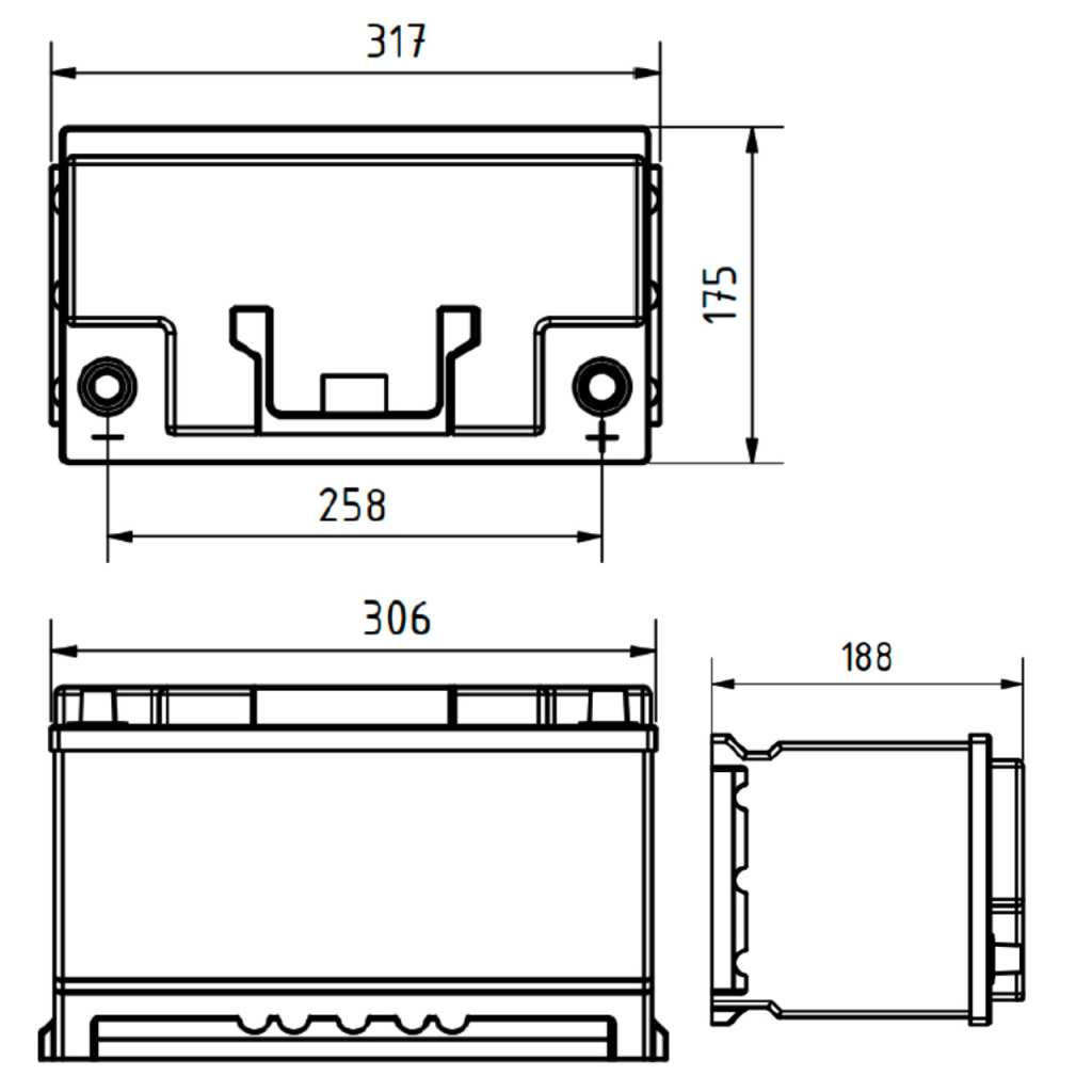 BBAtechniek - 12V 100Ah Aces Lithium accu zonder lader (1x)