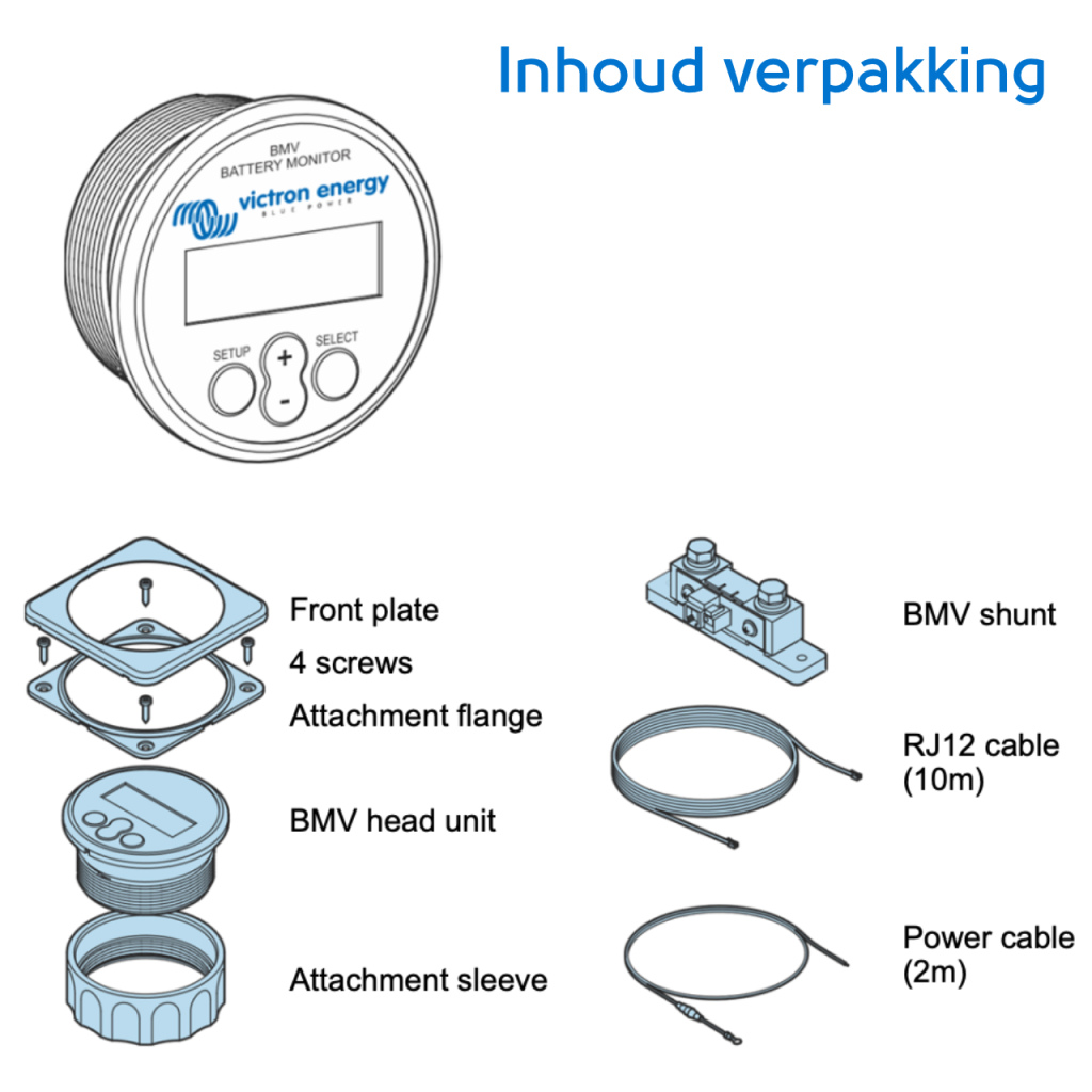 BBAtechniek - Victron BMV-700 accu monitor RJ12 (1x)