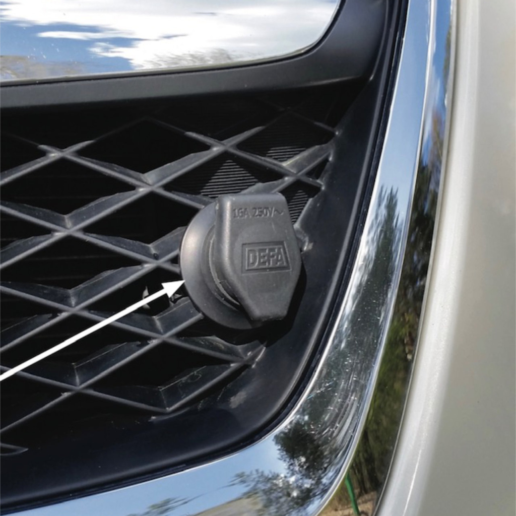 BBAtechniek - Defa wandcontactdoos t.b.v. walstroomkabelset (1x)