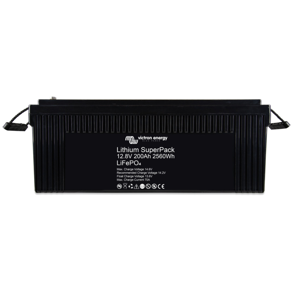 BBAtechniek - Victron Lithium accu SuperPack 12.8V 200Ah M8 (1x)