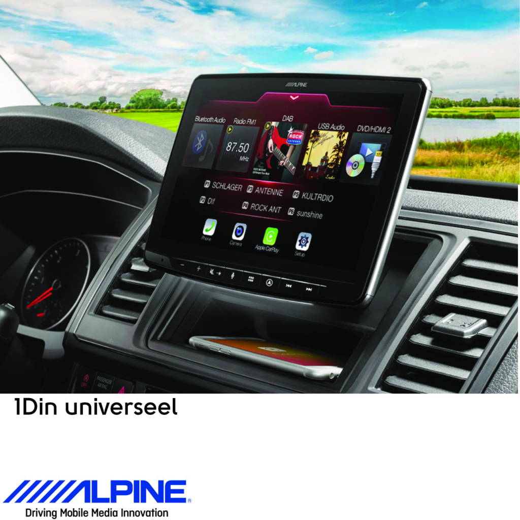 BBAtechniek - 9” INE-F904D Alpine navigatie (1x)