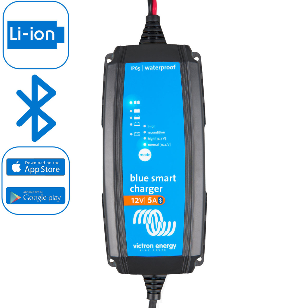 BBAtechniek - Victron Blue Smart IP65 acculader 12/5(1) (1x)