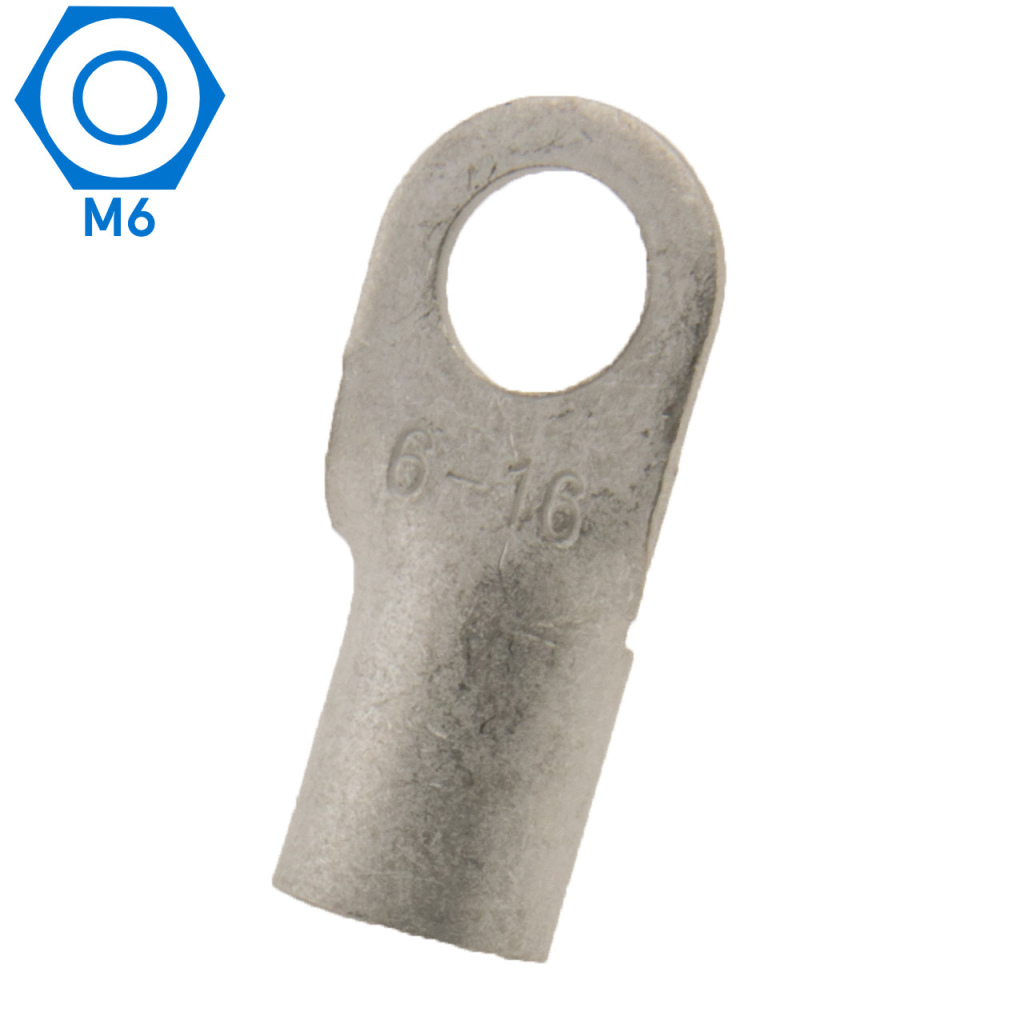 BBAtechniek - 16mm2 M6 open kabeloog (25x)