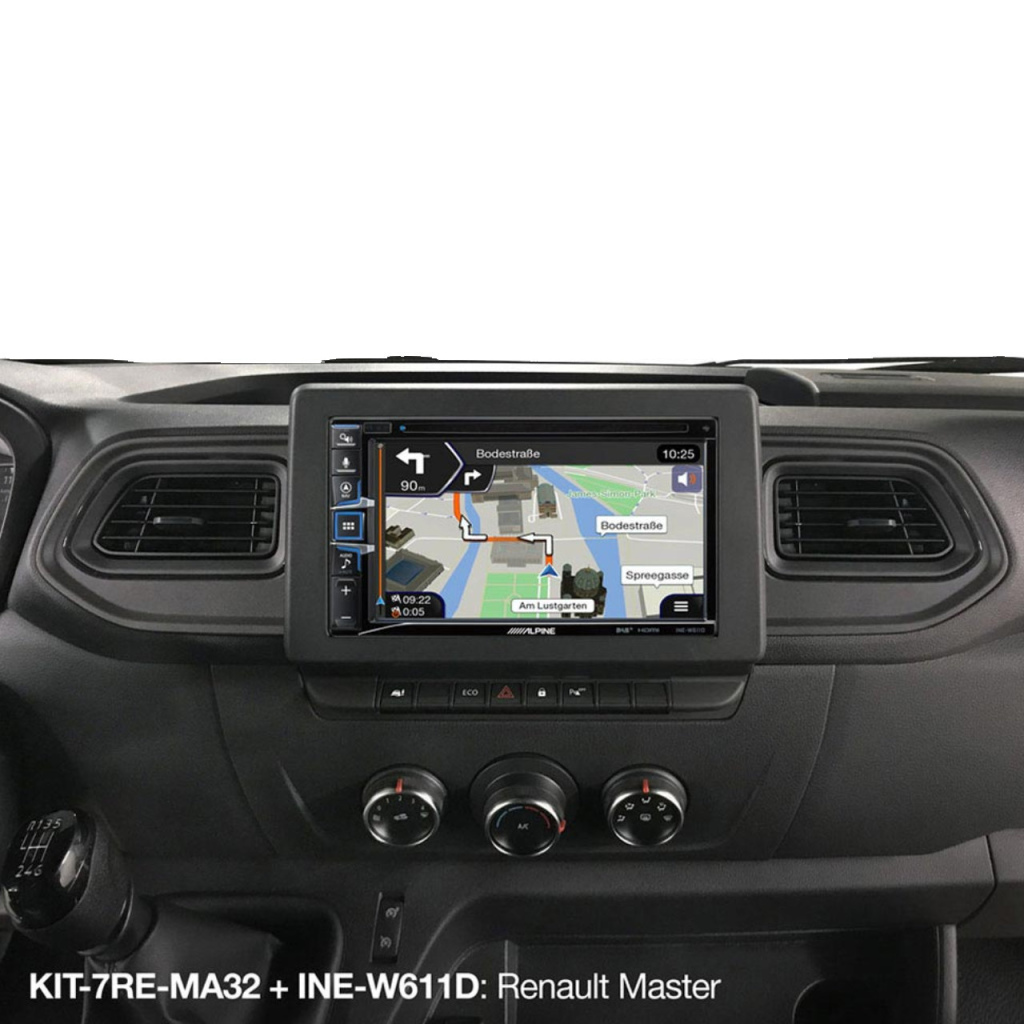 BBAtechniek - Alpine 7” inbouwkit Renault Master KIT7REMA32 (1x)