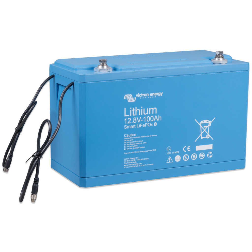 BBAtechniek - Victron lithium accu 12.8V 100Ah Smart (1x)