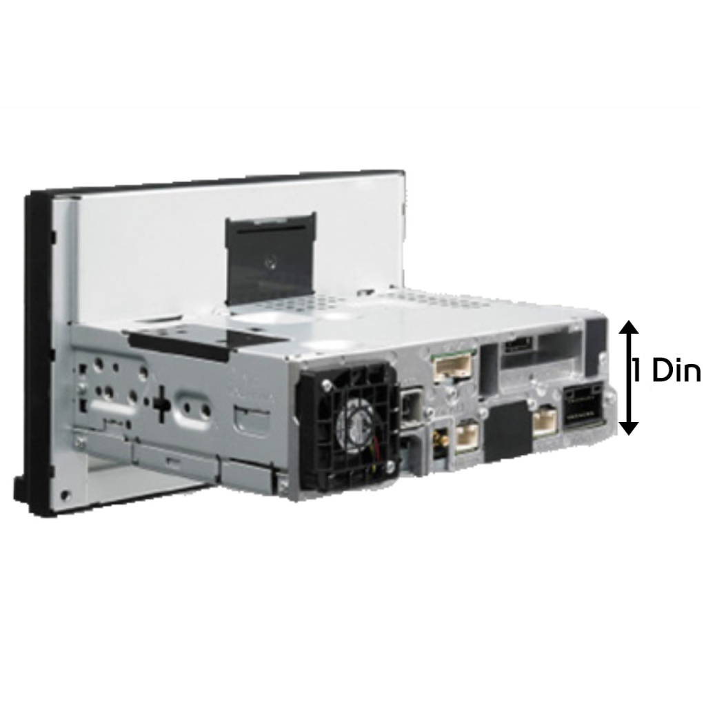 BBAtechniek - 8” Alpine X803DC-U 1DIN voor bovenbed (1x) 