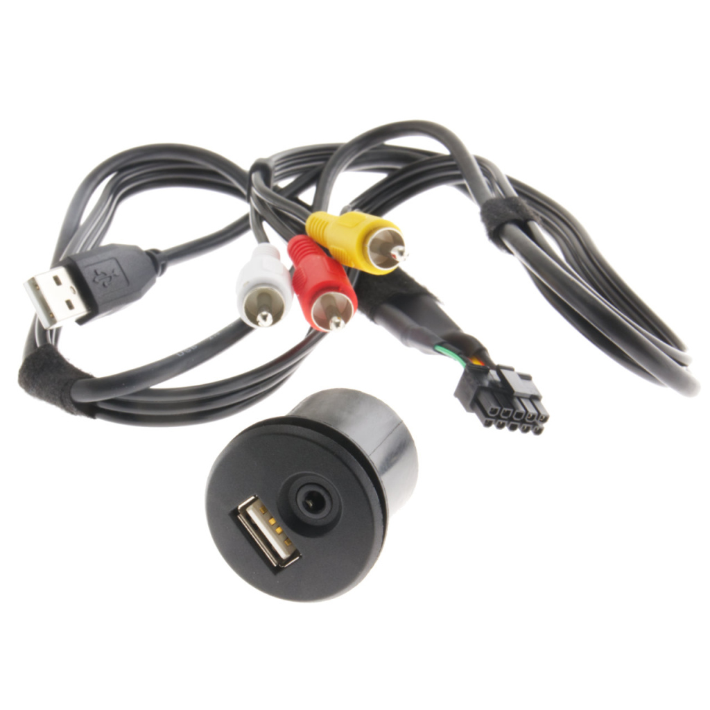 BBAtechniek - Alpine USB/AUX verlengkabel 0.9m KCU-1A (1x)